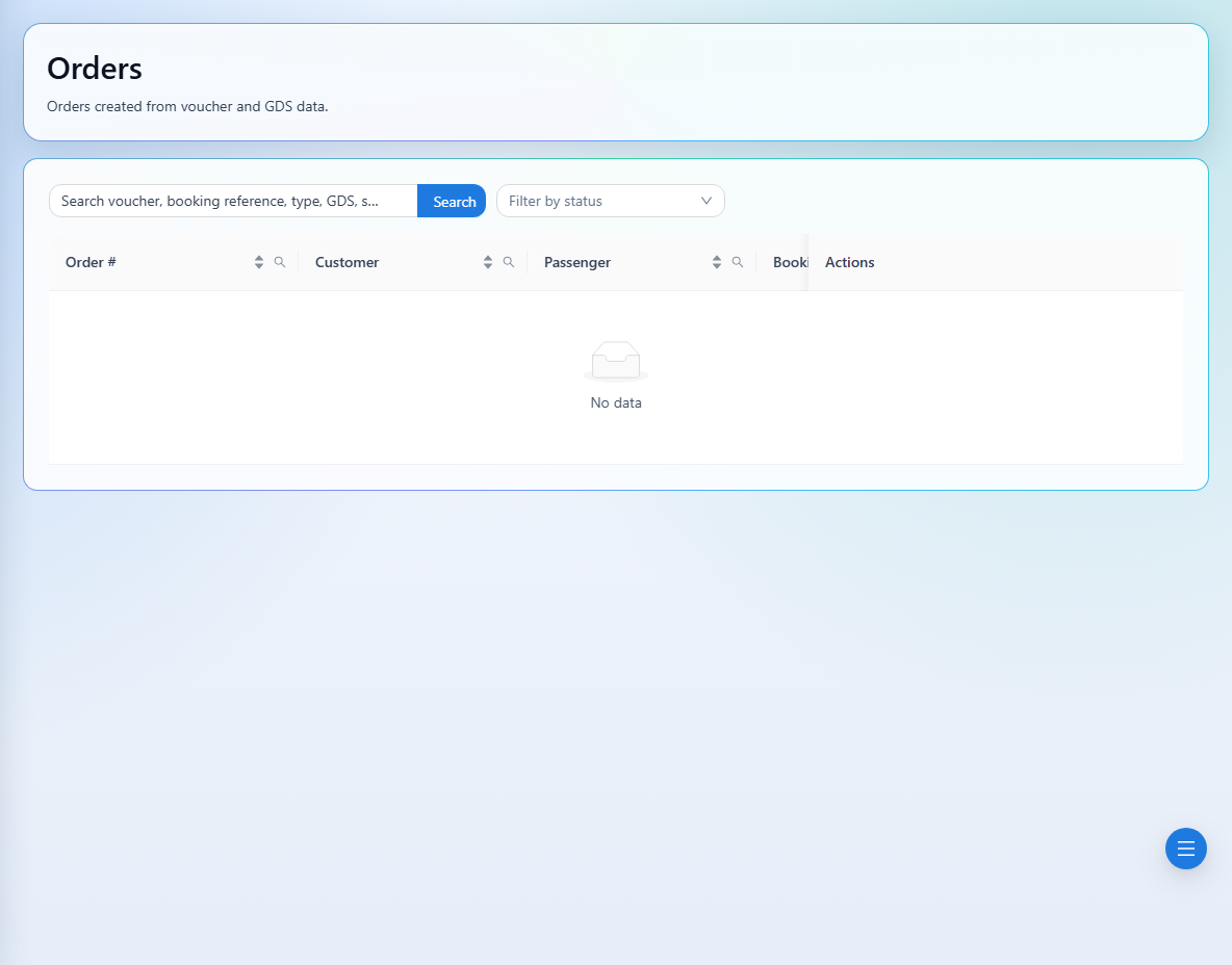 Start from Orders and locate the record you need to edit.